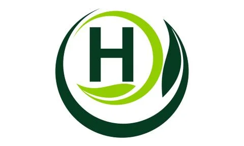 Leaf Motion Initial H Stock Illustration