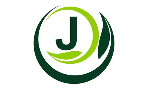Leaf Motion Initial J Stock Illustration