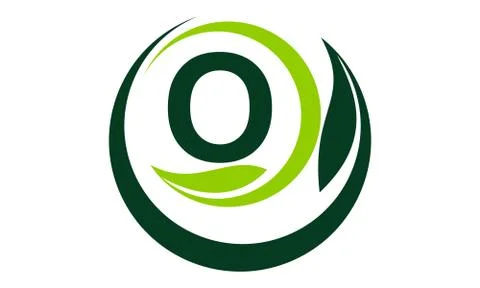 Leaf Motion Initial O Stock Illustration