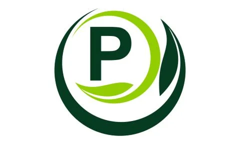 Leaf Motion Initial P Stock Illustration