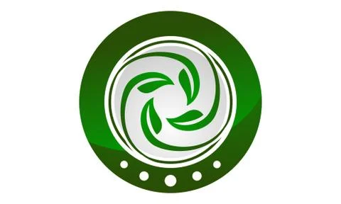 Leaf Motion Template Stock Illustration