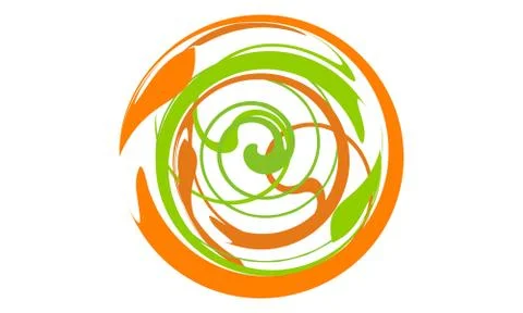 Leaf Motion Template Stock-Illustration