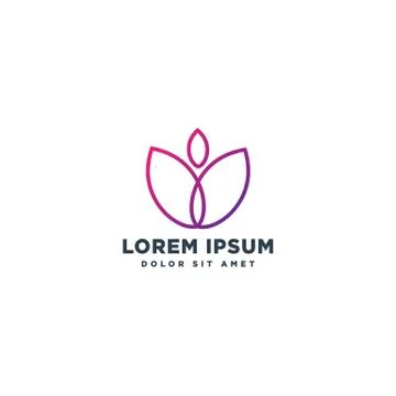 Leaf nature eco logo template vector illustration icon element Stock Illustration