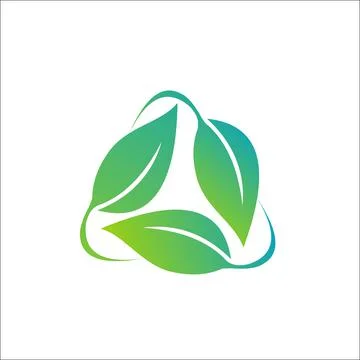 Leaf - nature icon logo vector Stock Illustration