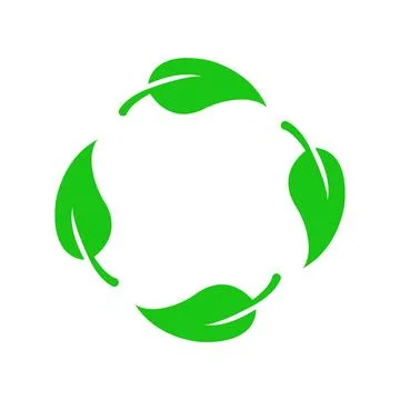 Leaf Nature Logo Icon Vector Illustration Stock Illustration