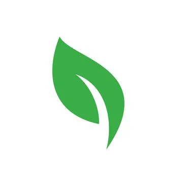 Leaf Nature Symbol. Web Icon Logo Template Design Element. Stock Illustration