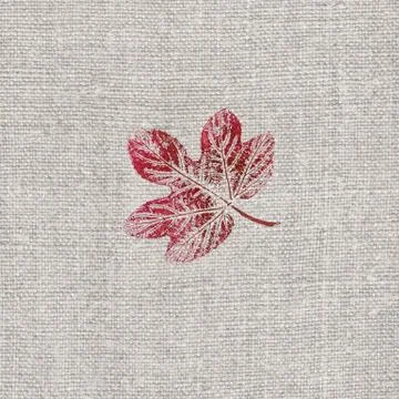 Leaf, painting on a canvas Stock Illustration