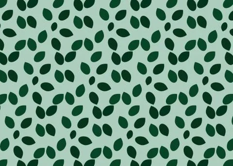 Leaf pattern background. Stock Illustration