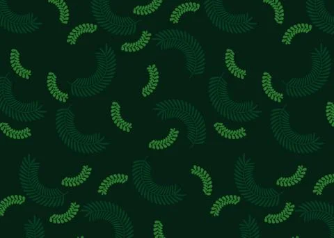 Leaf pattern background Stock Illustration