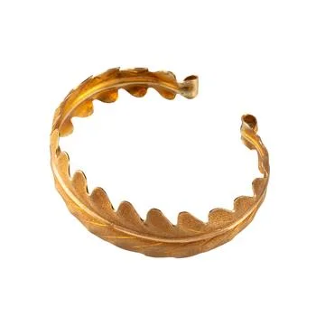 Leaf pattern bracelet Stock Photos
