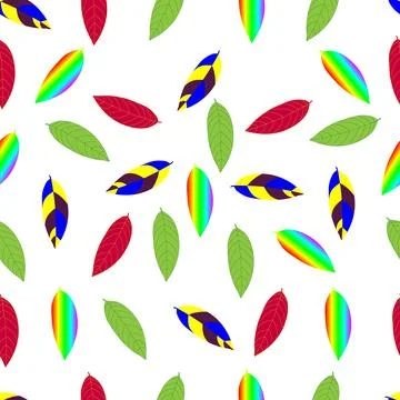 Leaf pattern green Stock Illustration