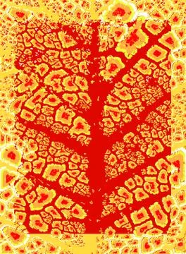 Leaf pattern Stock Illustration