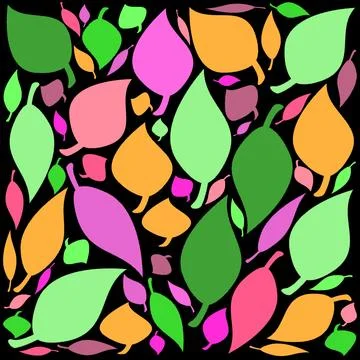 Leaf pattern Stock Illustration