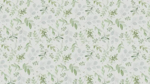 Leaf Pattern on Light Fabric Surface Stock Footage 320829595