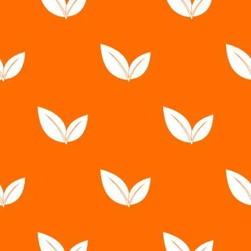 Leaf pattern seamless Stock Illustration