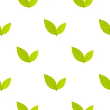 Leaf pattern seamless Illustrazione stock