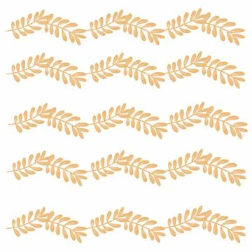 Leaf, pattern, seamless, nature, plant, vector, tree, fern, illustration, leaves Stockillustratie