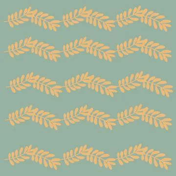 Leaf, pattern, seamless, nature, plant, vector, tree, fern, illustration, leaves Stock Illustration
