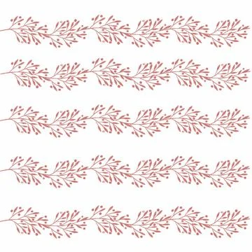Leaf, pattern, seamless, nature, plant, vector, tree, fern, illustration, leaves イラスト素材