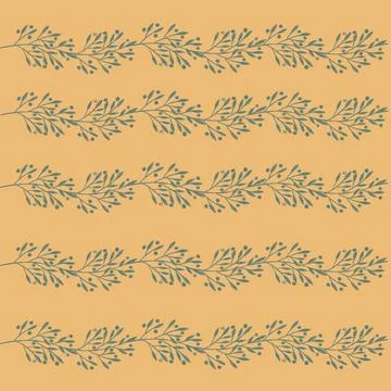 Leaf, pattern, seamless, nature, plant, vector, tree, fern, illustration, leaves Stock Illustration