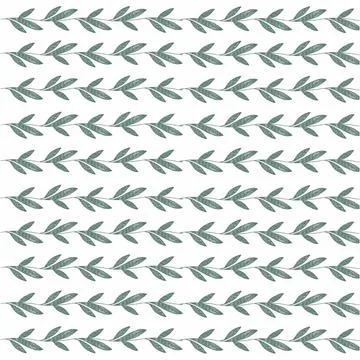 Leaf, pattern, seamless, nature, plant, vector, tree, fern, illustration, leaves イラスト素材