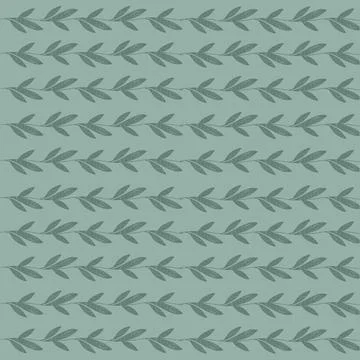 Leaf, pattern, seamless, nature, plant, vector, tree, fern, illustration, leaves Stock Illustration