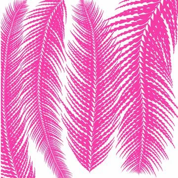 Leaf, pattern, seamless, nature, plant, vector, tree, fern, illustration, leaves Illustrazione stock