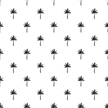 Leaf pattern, simple style Illustrazione stock