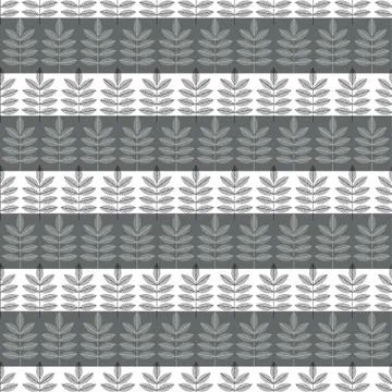 Leaf pattern on a strip Stock Illustration