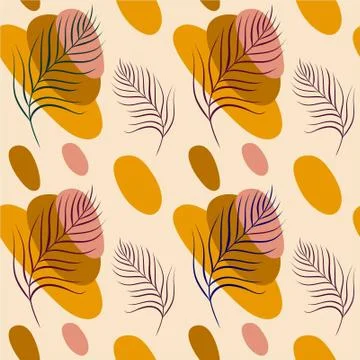 Leaf pattern vector illustration design Stock Illustration