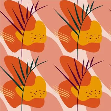 Leaf pattern vector illustration design 스톡 일러스트