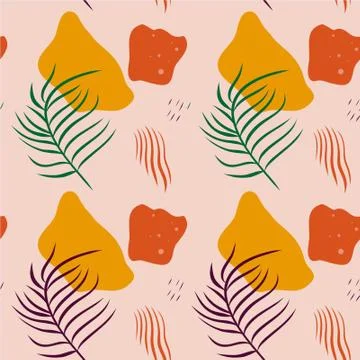 Leaf pattern vector illustration design Stock Illustration