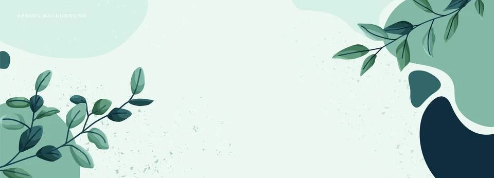 Leaf pattern vector illustration. Leaves, simple fluid shapes, textures for Stock Illustration