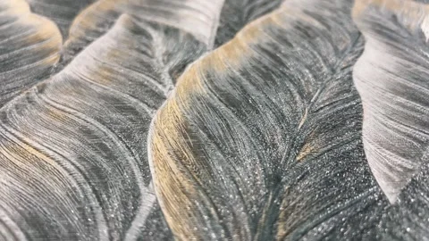 Leaf Patterns Background, Slider Shot Video stock 251952962