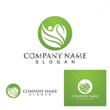 Leaf people logo and symbol vector image: Graphic #167247281