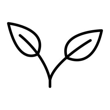 Leaf plant icon Stock Illustration