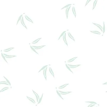 Leaf plant mango glyph seamless pattern イラスト素材