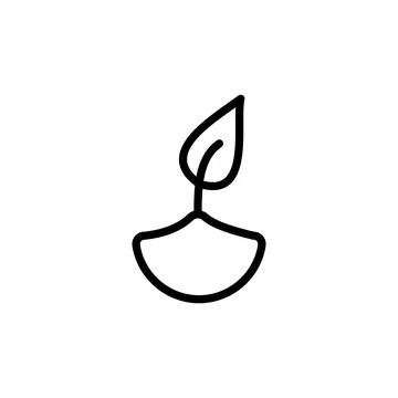 Leaf power of nature icon. Simple line, outline vector elements of alternative Stock Illustration