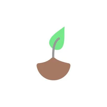 Leaf power of nature icon. Simple color vector elements of alternative medicine 스톡 일러스트
