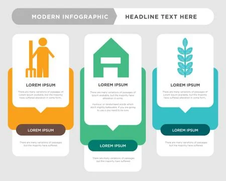 Leaf,  , rake infographic Stock Illustration