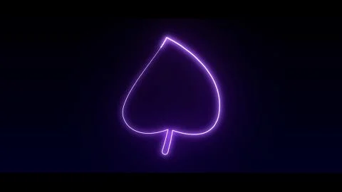 Leaf red in highlight and glow effect mp4 video 스톡 일러스트
