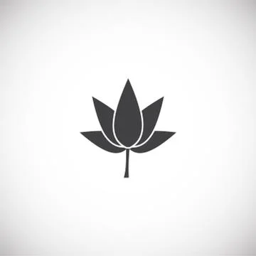 Leaf related icon on background for graphic and web design. Creative Stock Illustration