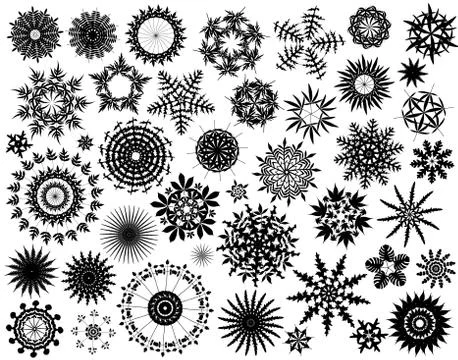 Leaf rosettes Illustrazione stock