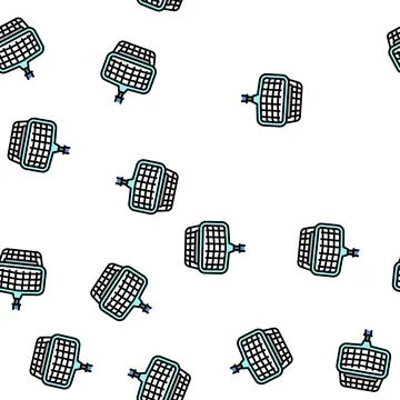 Leaf scoop pool vector seamless pattern Illustrazione stock