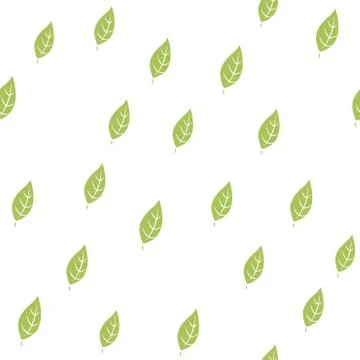 Leaf seamless pattern cover. Leaf icon creative design. Wallpaper, web design Stock Illustration