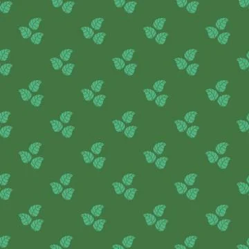 Leaf seamless pattern Stock Illustration