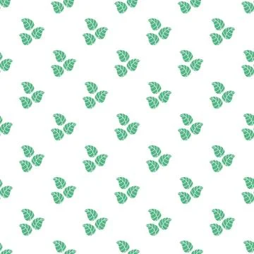 Leaf seamless pattern Stock Illustration