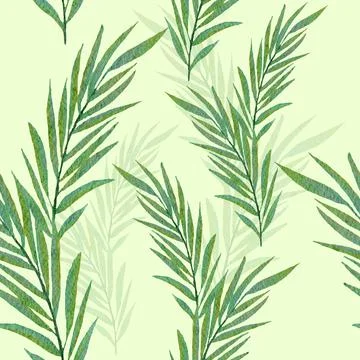 Leaf Seamless Pattern イラスト素材