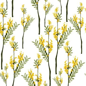 Leaf Seamless Pattern Stock Illustration