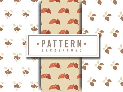 Leaf seamless pattern Stock Illustration